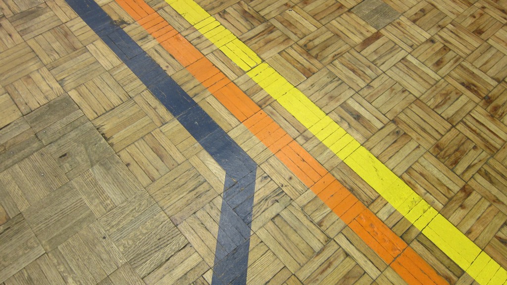 Floor Stripes BArnes and Noble