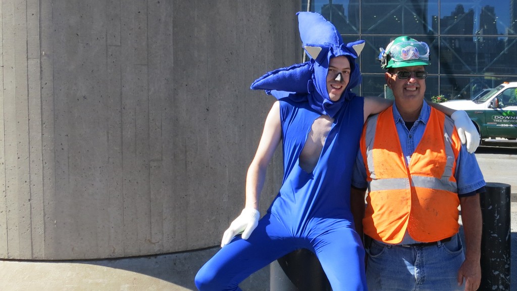 Sonic and Andy the Construction Guy