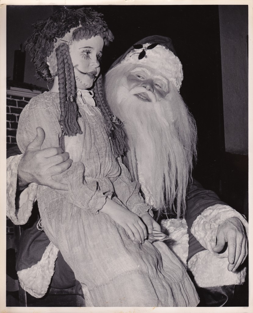 Santa with Raggedy Ann