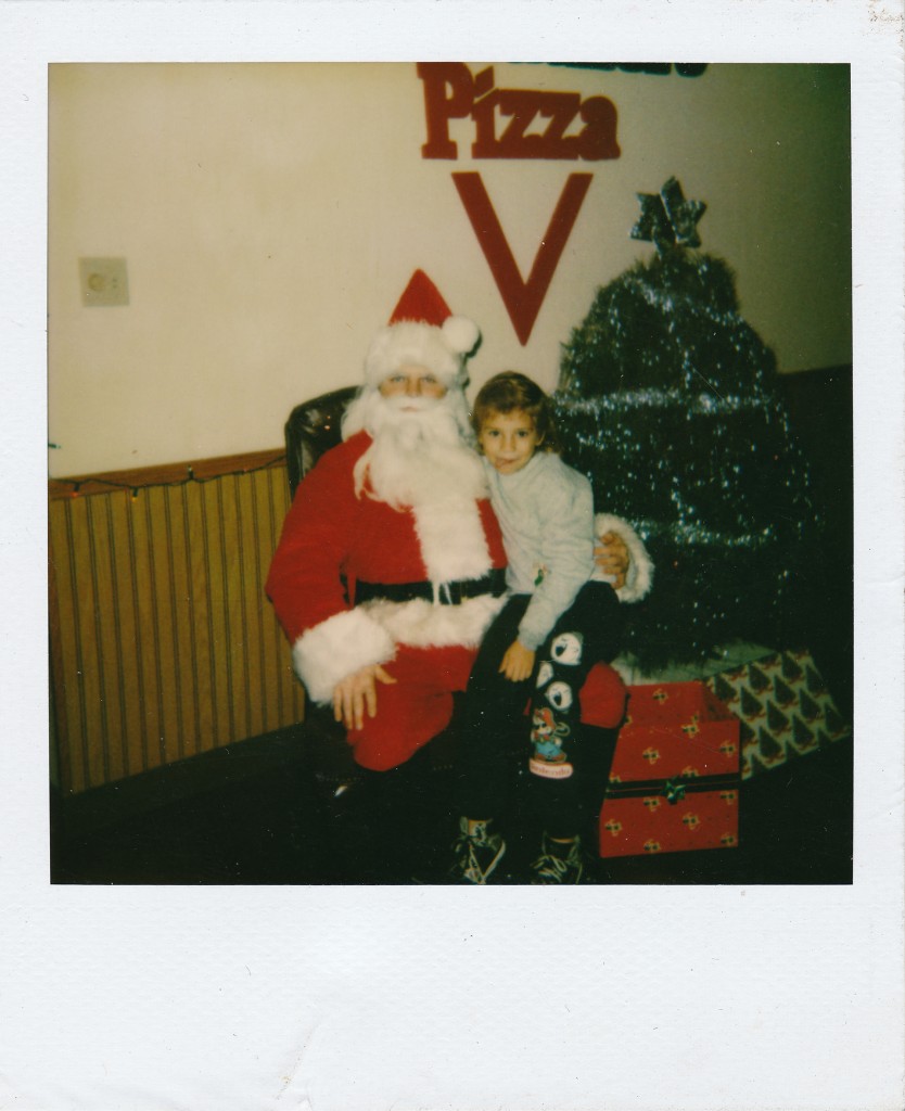 Santas - Pizza Polaroid with Nintendo Kid