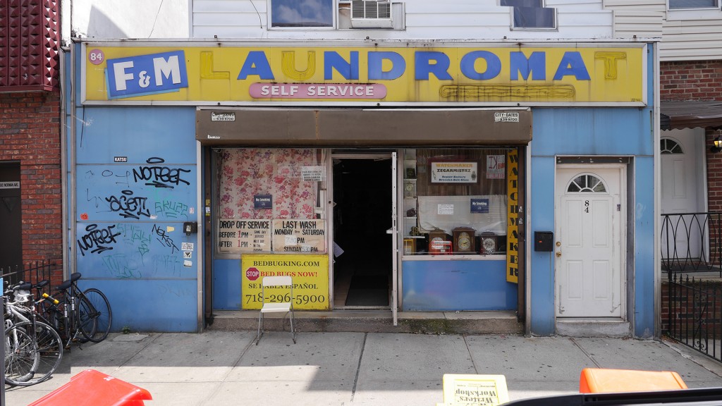 Storefront - F and M Laundromat