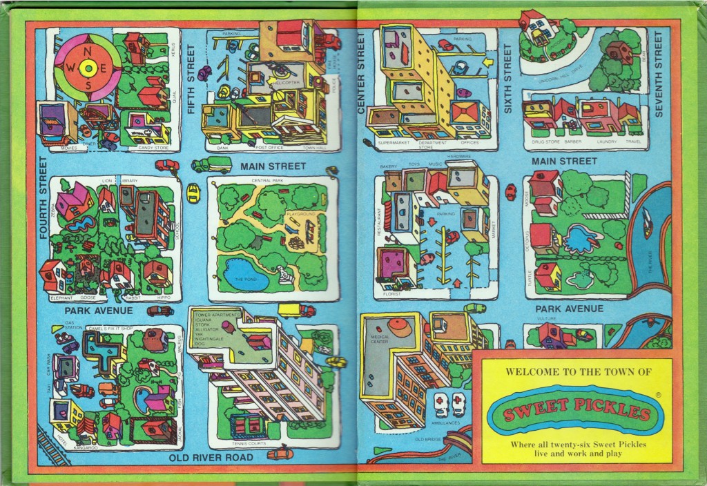 Sweet Pickles town map
