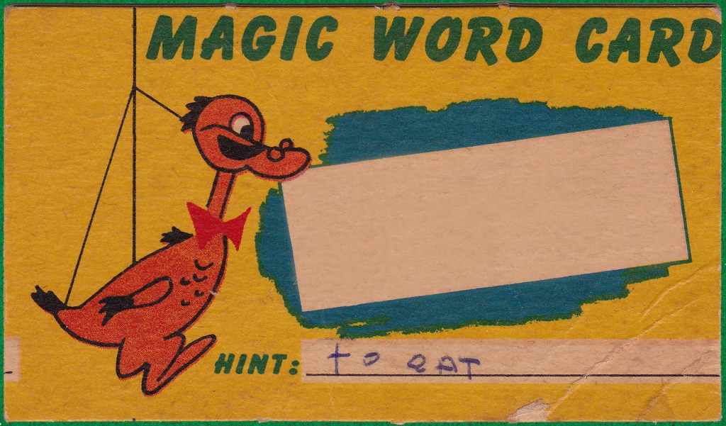 Magic Word Card 2